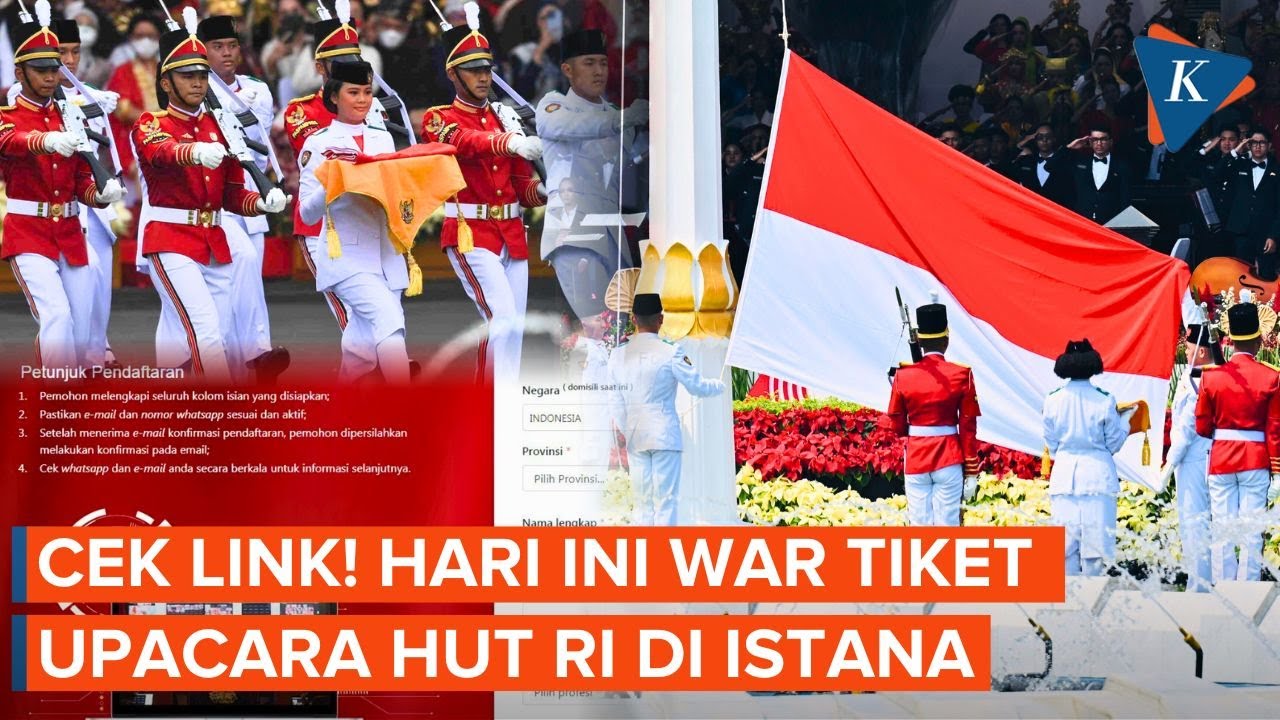 War Tiket HUT Ke-80 RI di Istana Diserbu 142.000 Orang, Pendaftaran Dibuka Lagi Besok